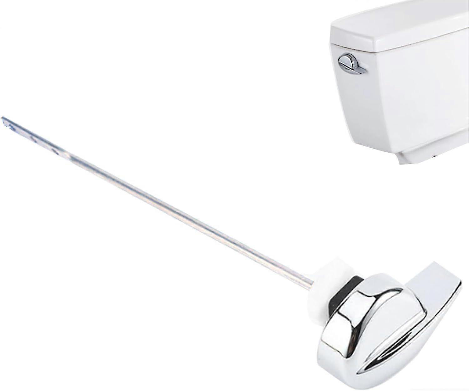 Toilet Tank Flush Lever Handle, Front Mount, Chrome, Universal Fitting (Side