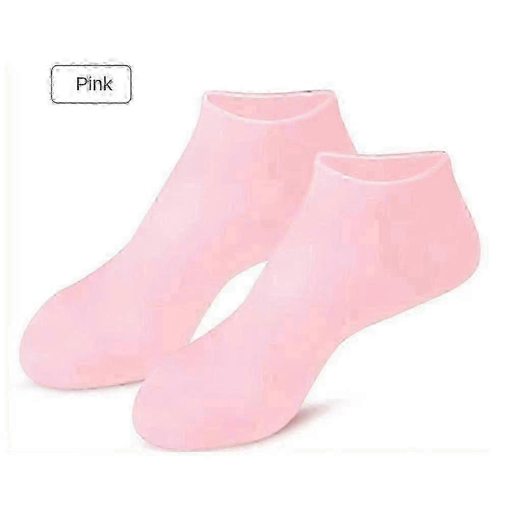 Soft Silicone Moisturizing Socks, High Elastic Prevent Cracking Silicone Moisturizing Socks for Men and Women