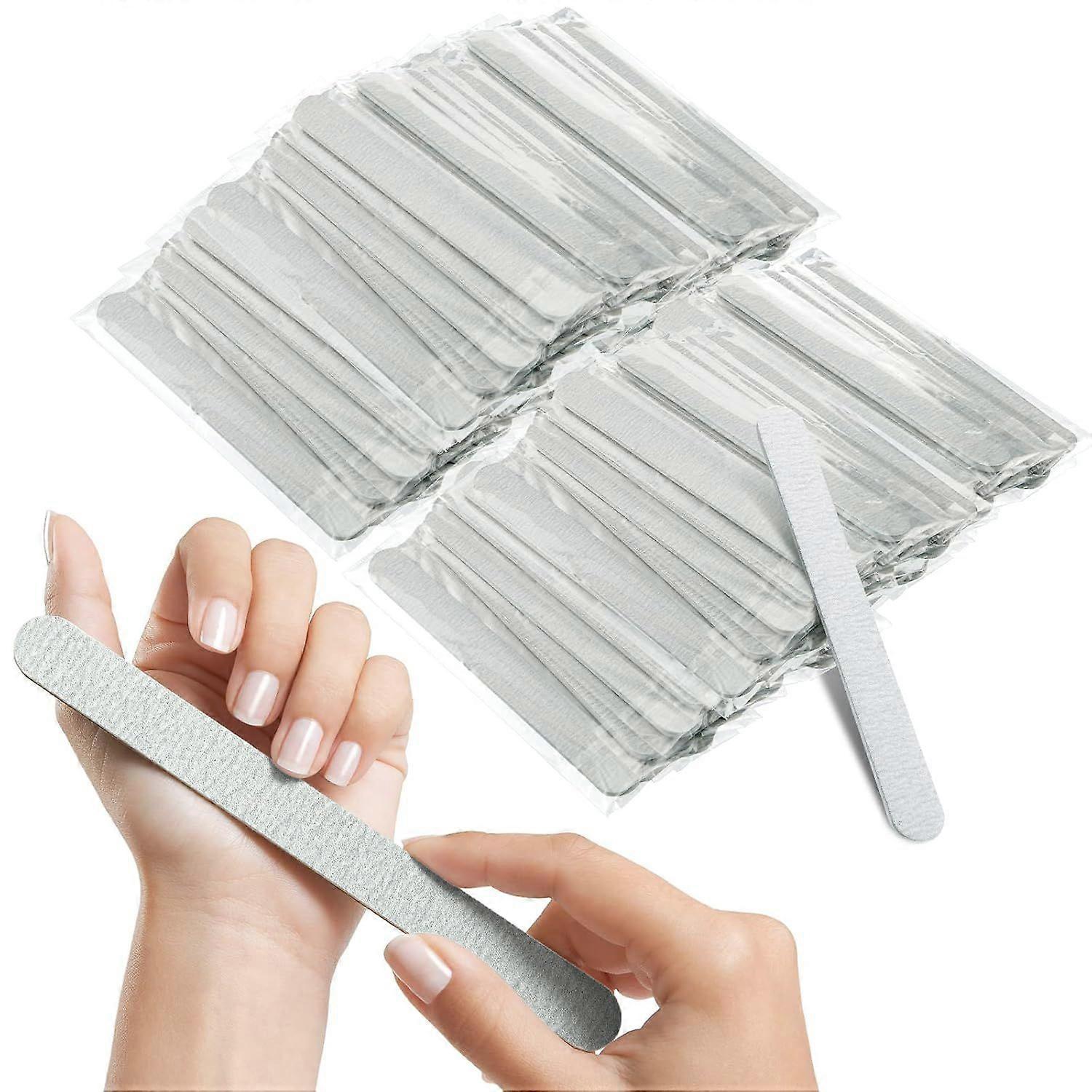 100 Pcs Grit Nail Buffers Files 100/180 Emery Board Double Sided Manicure