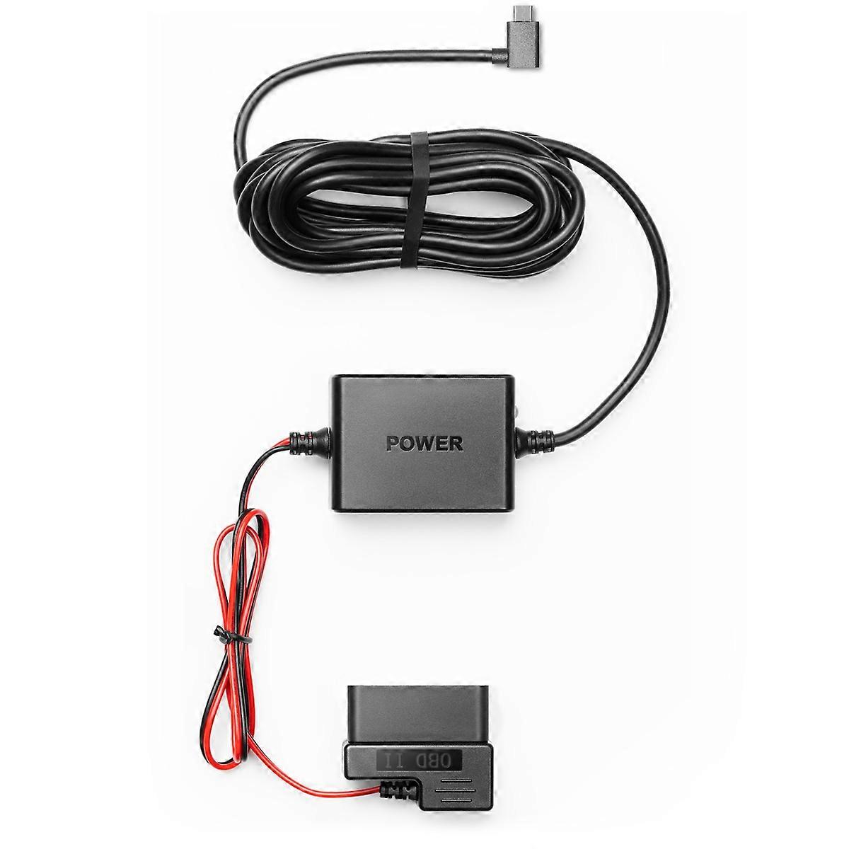 Car Dash Cam Hardwire Accessories OBD-2 for Car Dash Cam USB / Type-C Interface Parking Dash Cam Cable OBD-2