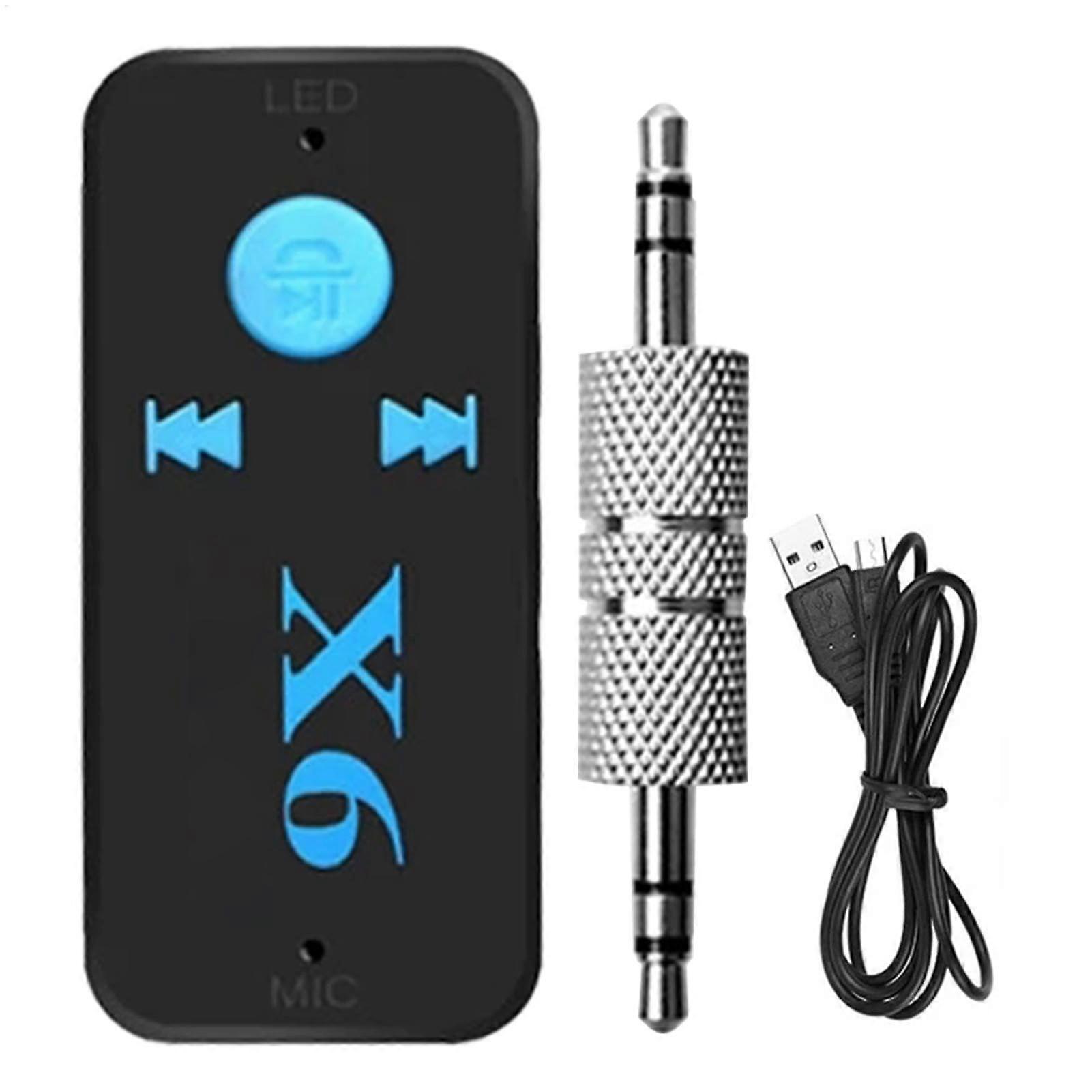 Car Receiver Adapter Bluetooth 5.0 Wireless Audio Receiver For Home Stereo And Car AUX Hands Calling
