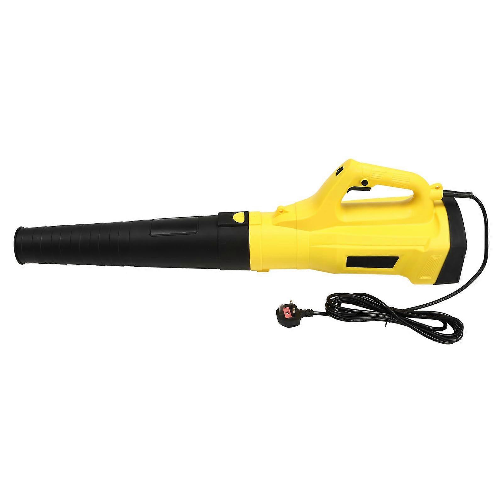 3000W Electric Leaf Blower Hoover 220V Handheld, Variable Speed, Garden Vacuum For Lawn Care, Lightweight Yellow
