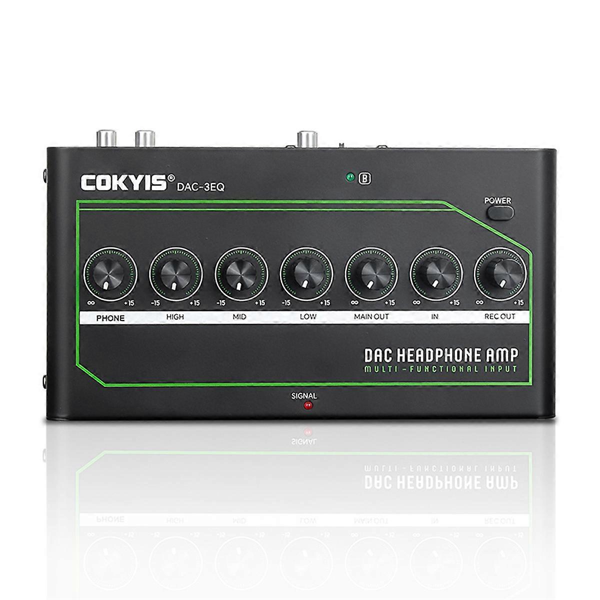 Gaming Headphone Amplifier Bluetooth Low Noise, Connection to Mobile Phone and Computer, Sound Card EU PLUG