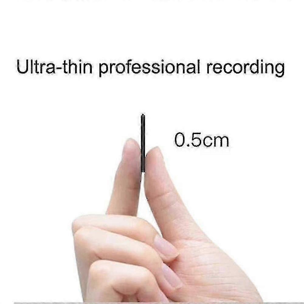 Professional Ultra-Thin Digital Voice Recorder with Noise Reduction & MP3 Playback