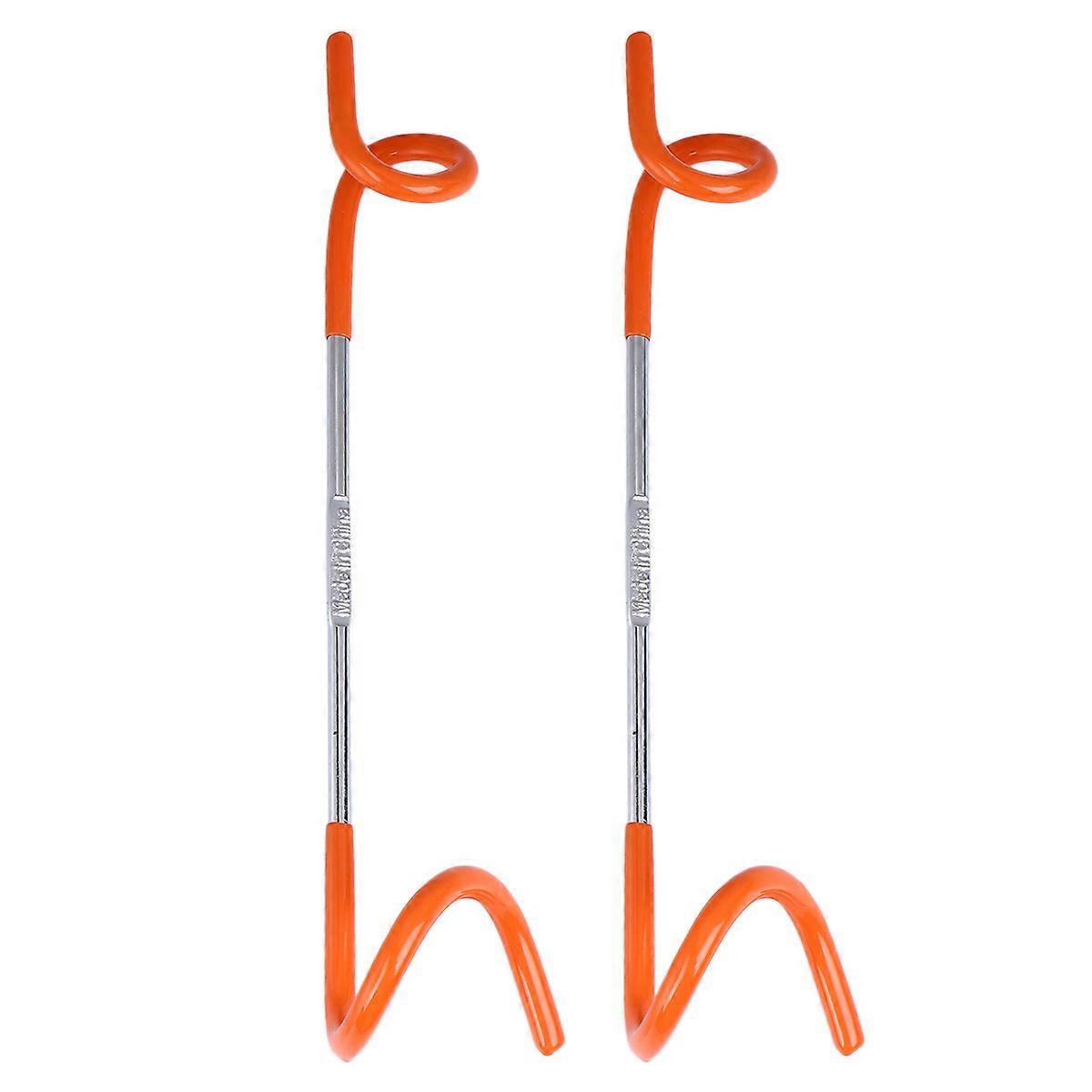 Stainless Steel Tent Light Hook for Outdoor Use 2Pcs Multi-Functional S Shape