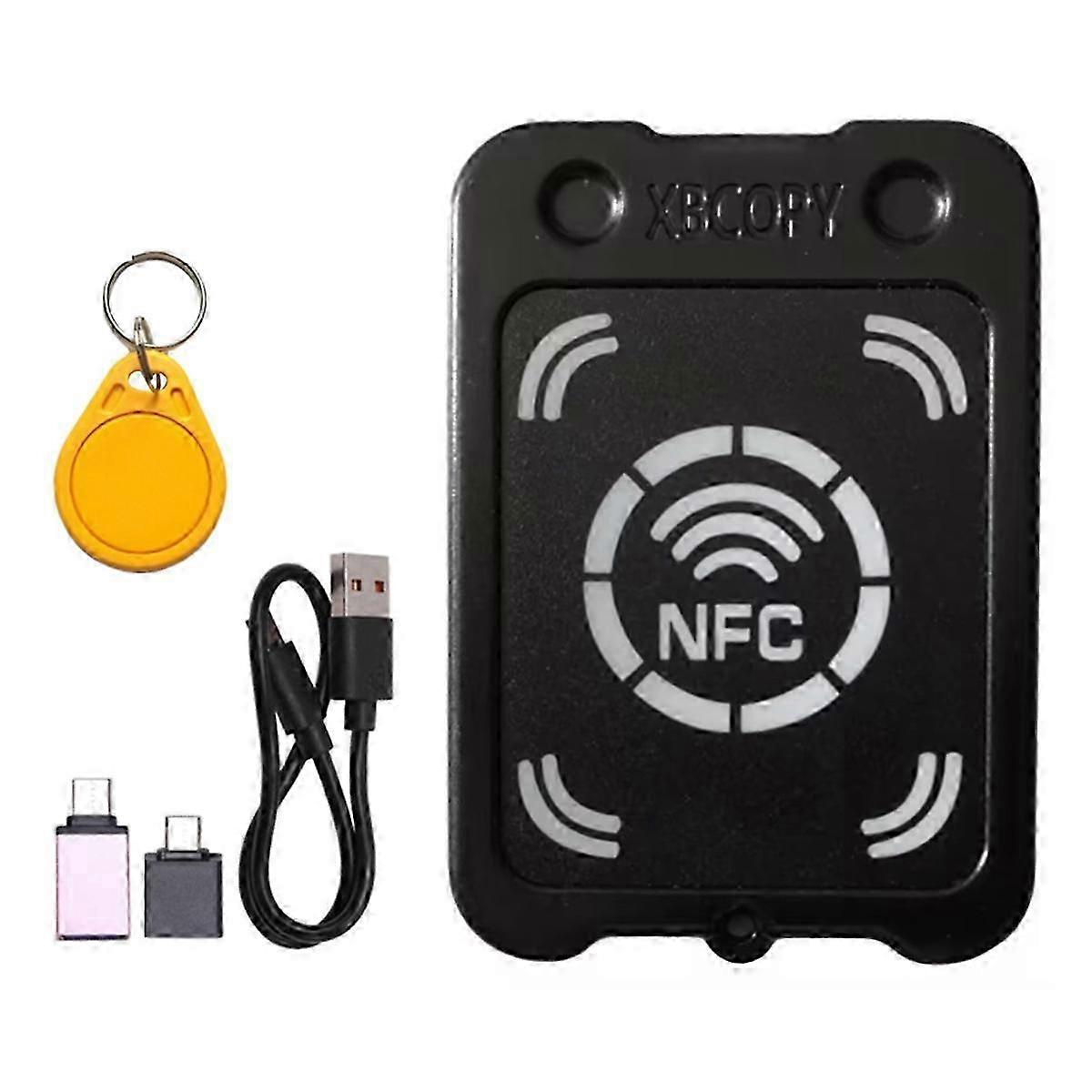 RFID Smart Chip Card Reader+CUID Keychain NFC Encryption Key Reader