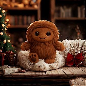 Bibig foot - Furry Little Encouragement 2026 New clasp Positive Sasquatchs Plush Animal small Cute moral support Inspirational Gift Doll, Graduation