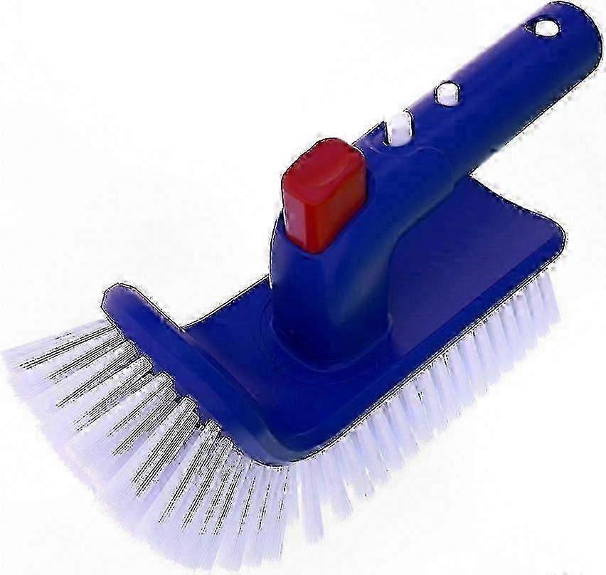 180° Rotating Handle Pool Brush for Steps & Corners, Suitable for All Pool Types, Durable Fine Bristles for Cleaning