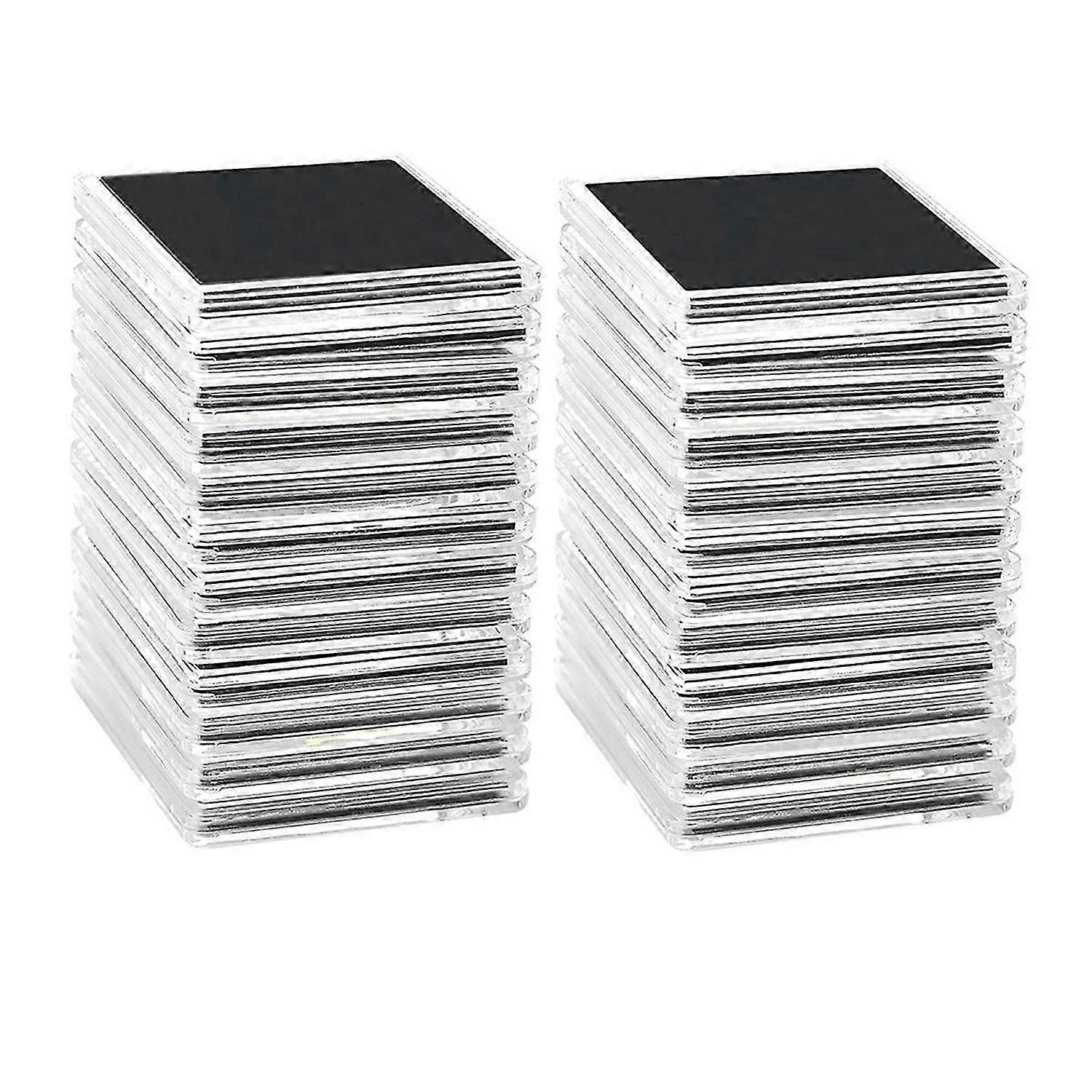 50 PCS Coin Capsules,with 5 Sizes Black Gaskets 20/25/30/35/40mm,