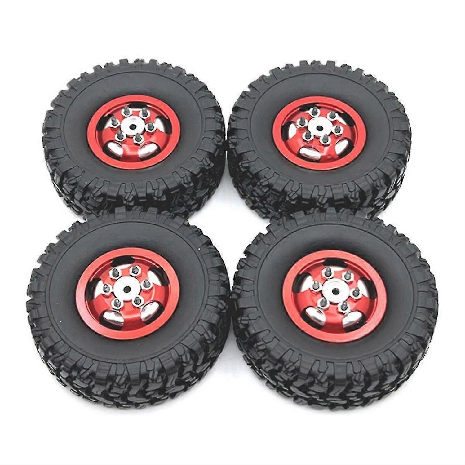 4Pcs Replace Tire Wheel for MNMODEL 1/12 MN82 LC79 MN78 D90 D91 D96 99S for WPL 1/16 Full Series RC