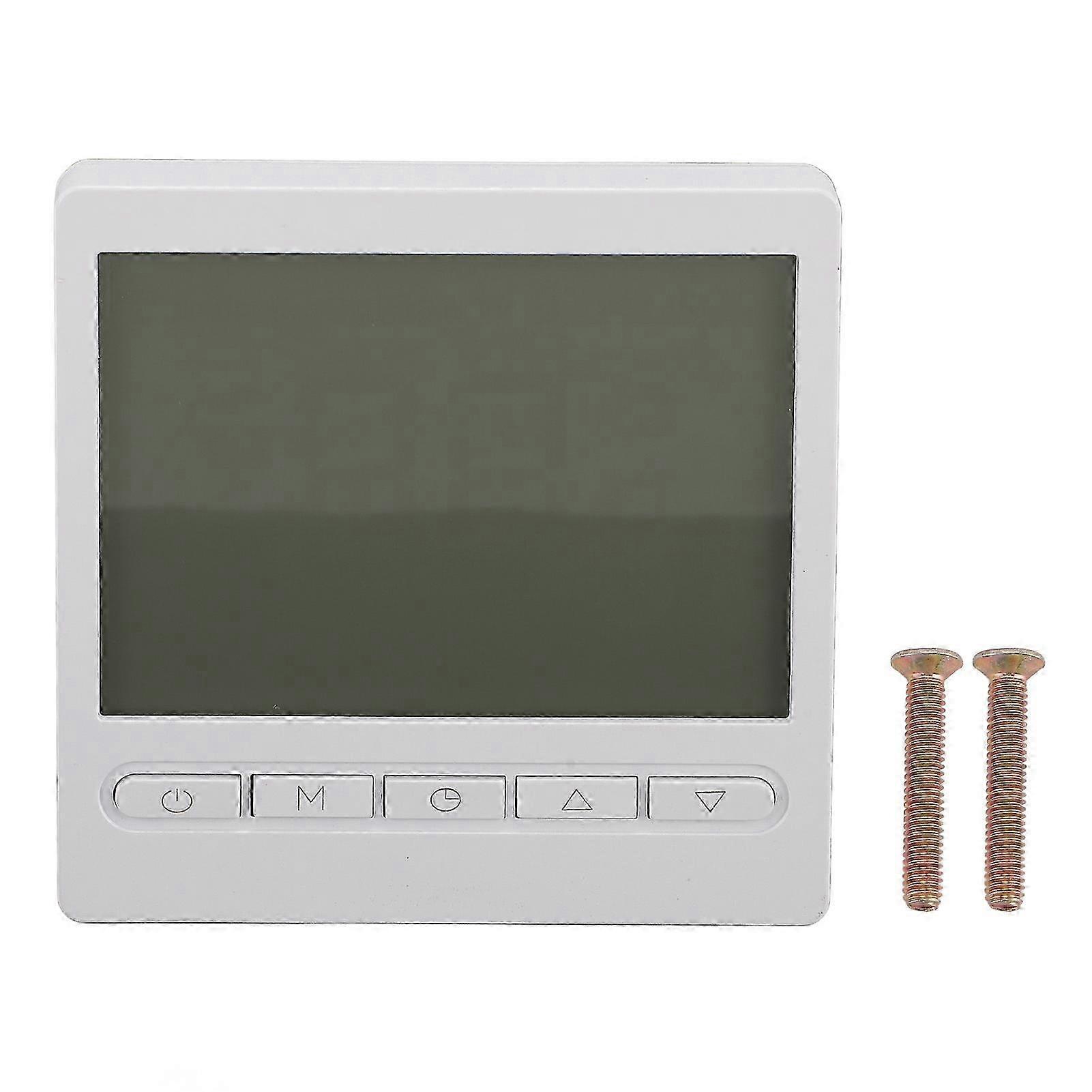 2025 16A Thermostat with Memory Function LCD Screen Digital Temperature Controller for Home Room Electric Heating