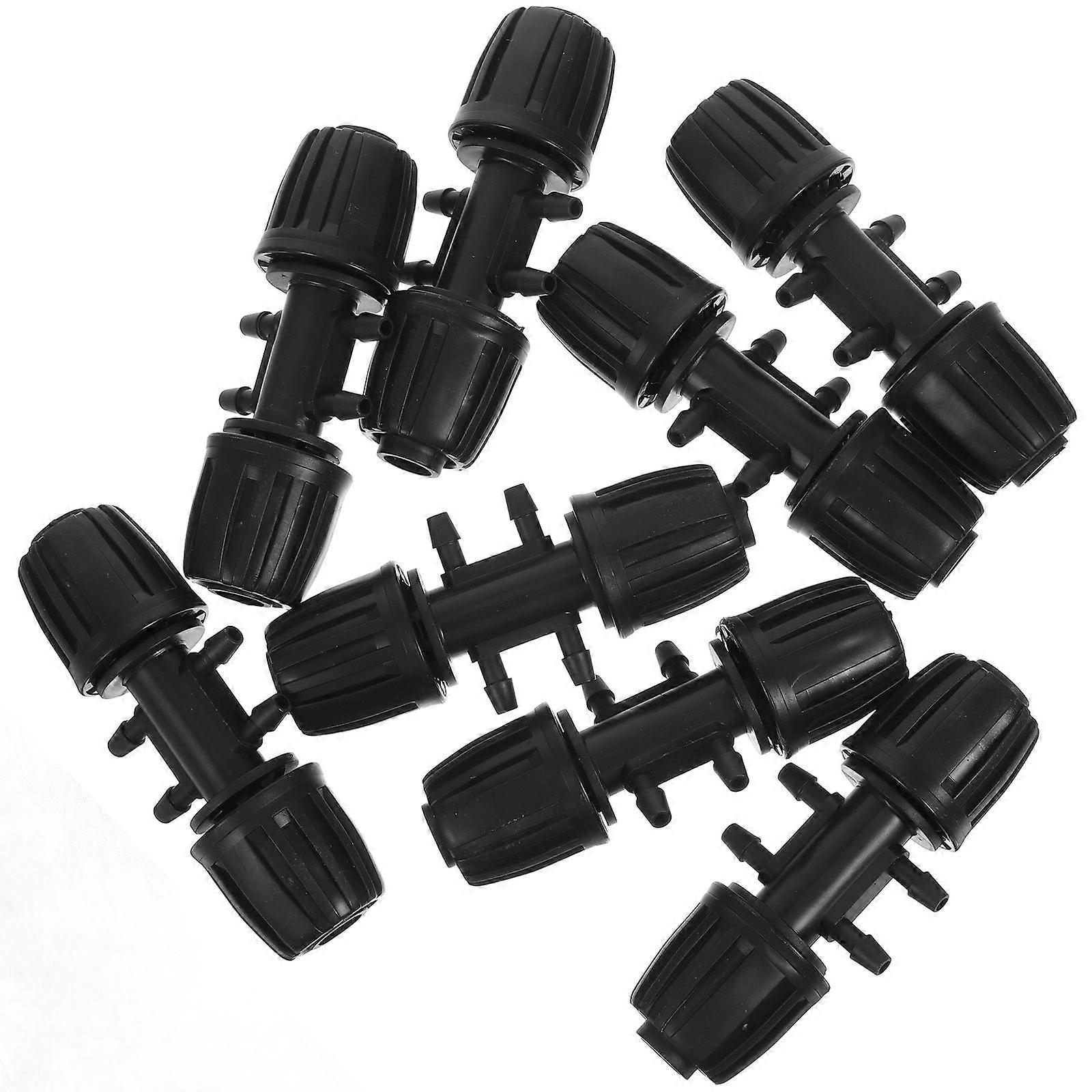 Barbed Plastic Drip Irrigation Connectors for Connecting 32Pcs Hose Adapters