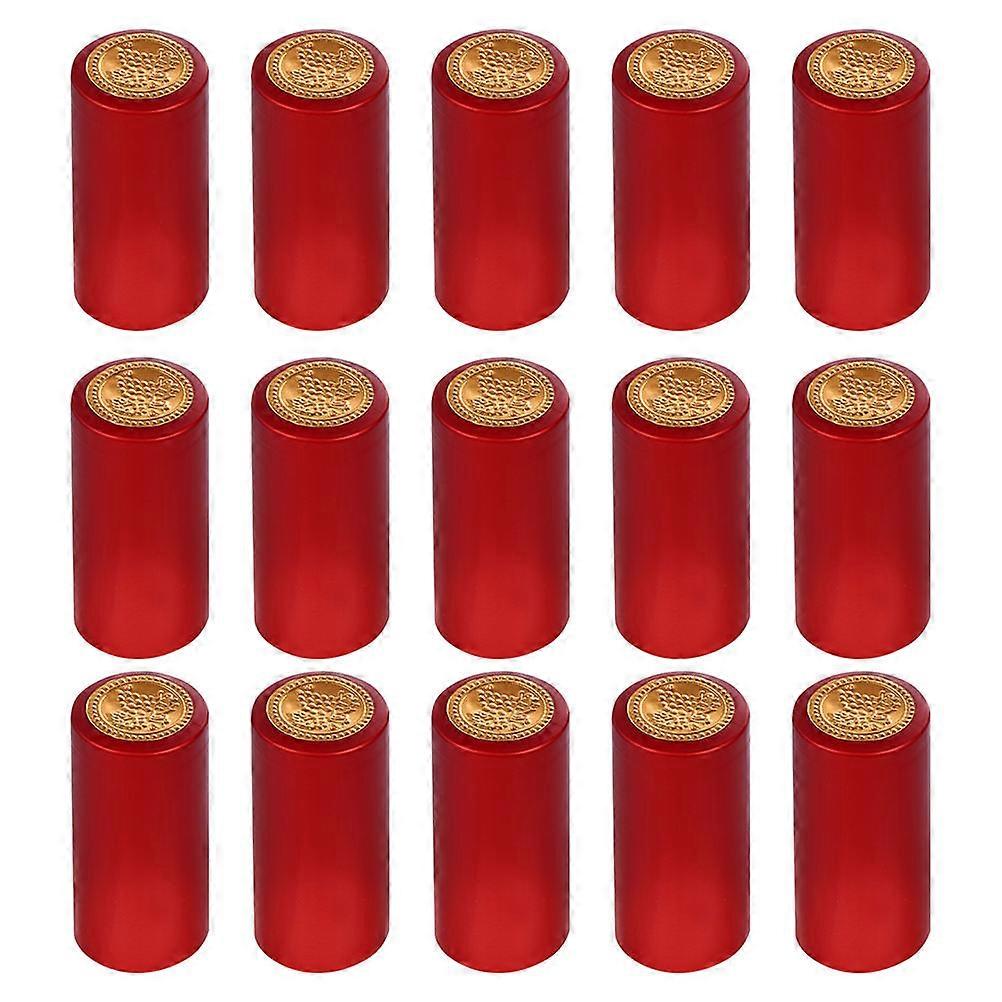 Professional Bottle Shrink Caps 200Pcs Ideal For Winery Home Restaurant Red Heat Shrink Functionality