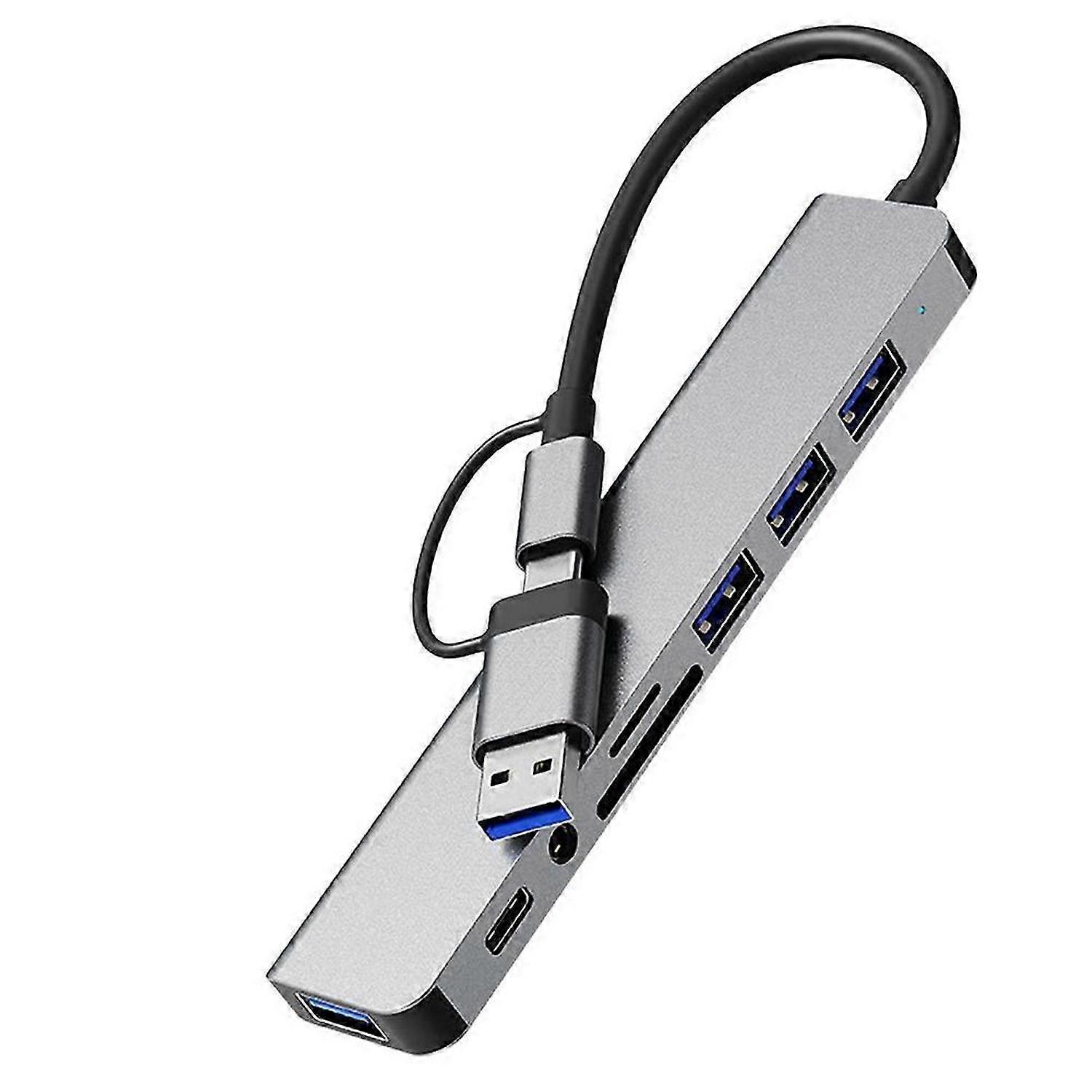 USB Docking Station ,Eight in one Hub,with PD100W, USB Multi-Port Adapter