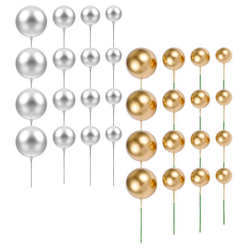 Ball Cake Toppers for Birthday Parties Lightweight Material Easy to Use and 108Pcs