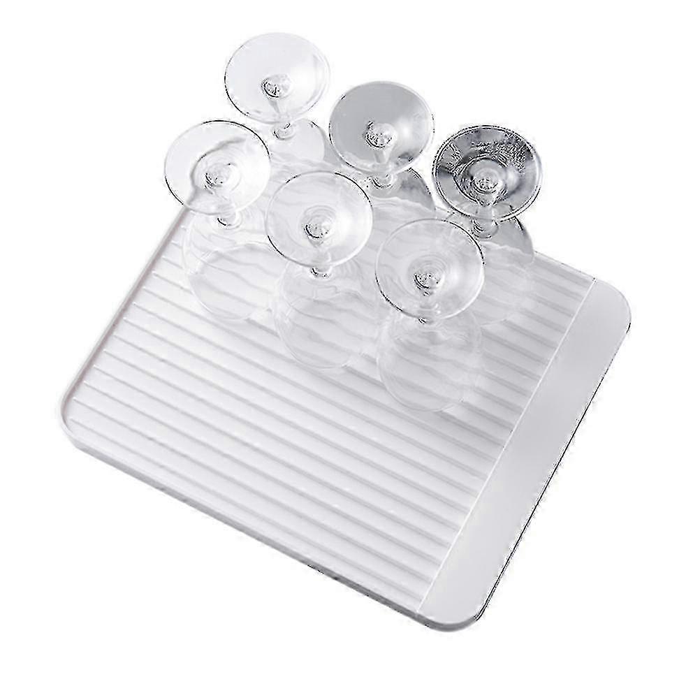 Versatile Kitchen Counter Dish Drying Mat, Premium Silicone Heat-resistant Mat, Multi-use Drying Mat for Efficient Space Management