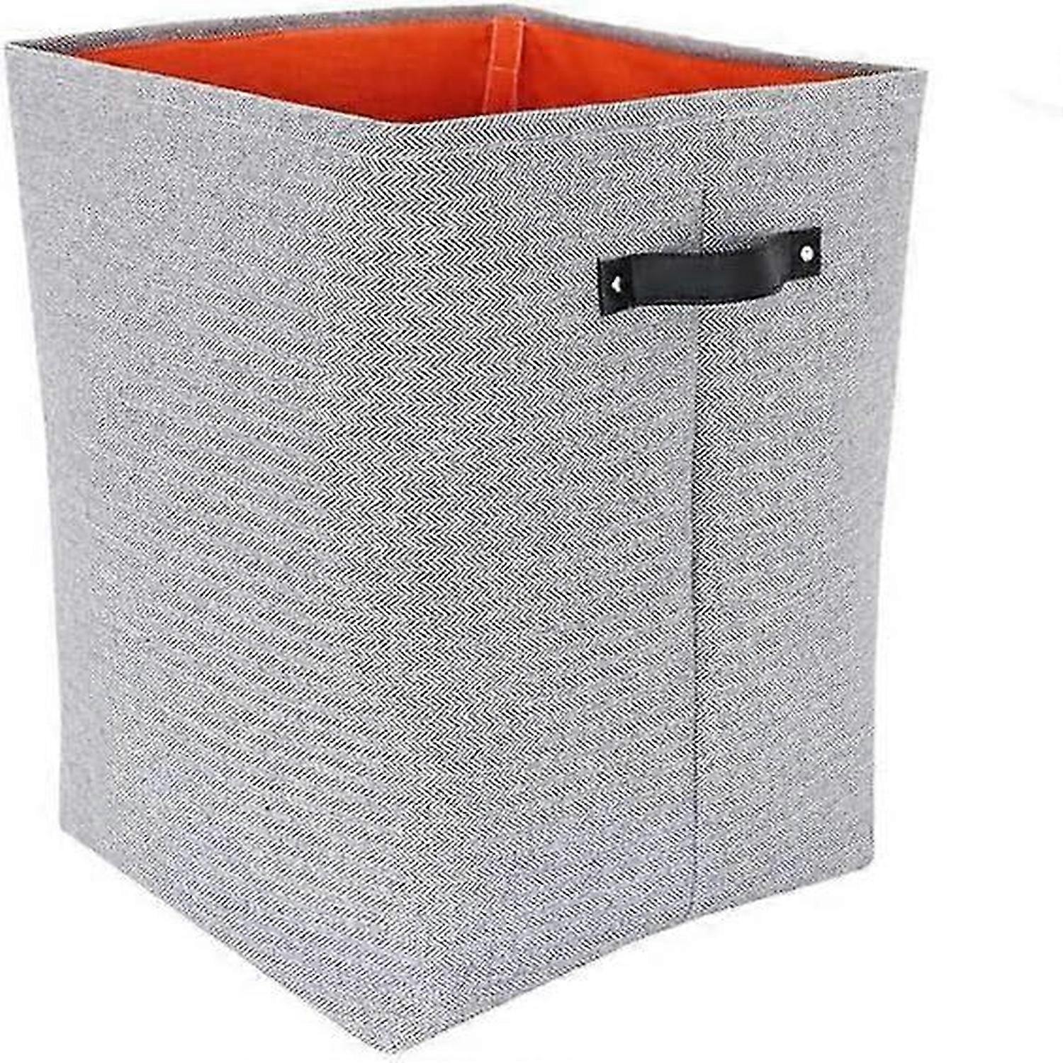Large Laundry Basket, Collapsible Laundry Basket, Grey Laundry Basket,M