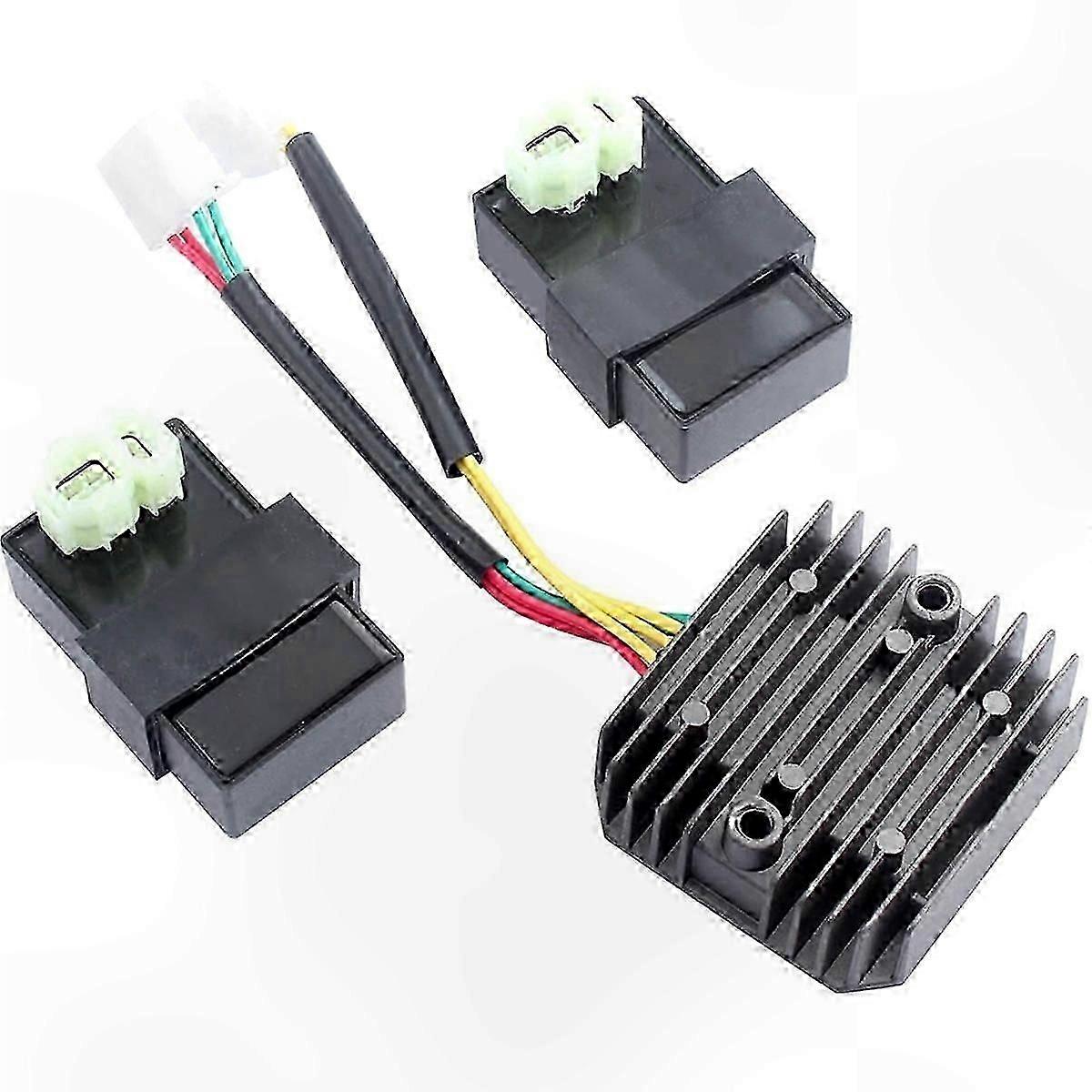 Voltage Regulator Rectifier Ignition Coil Kit for XL600V XRV650 Motorcycles Parts Replacement