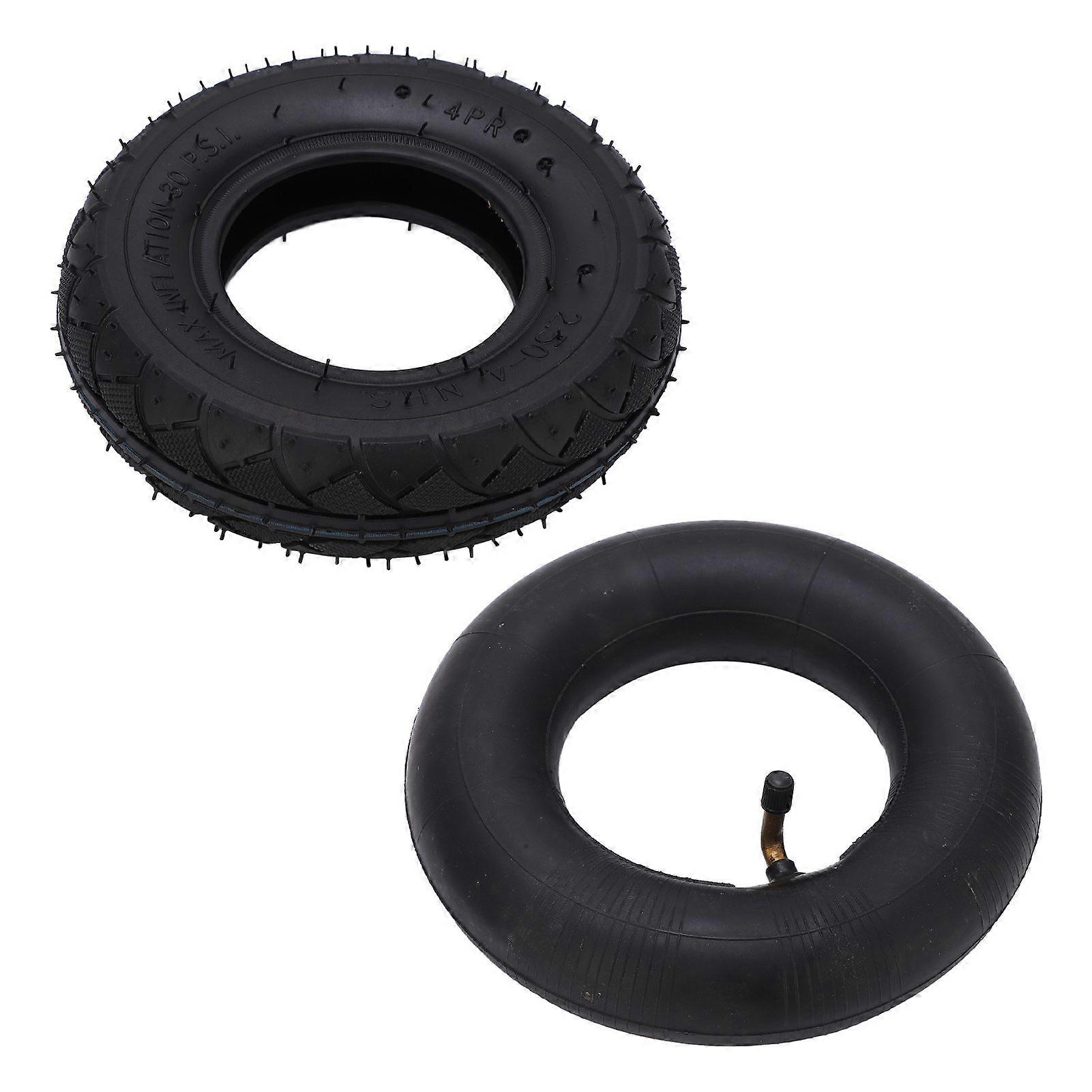 2.504 Tire and Inner Tube Set Rubber Inner Outer Tyre Replacement for Scooters Electric Wheelchairs