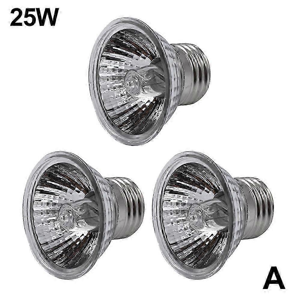A 3Pcs set of Reptile Light Bulbs, this Uv Heat Lamp provides both Uvb+Uva light for your Tortoise or Turtle as a Calcium Supplement.