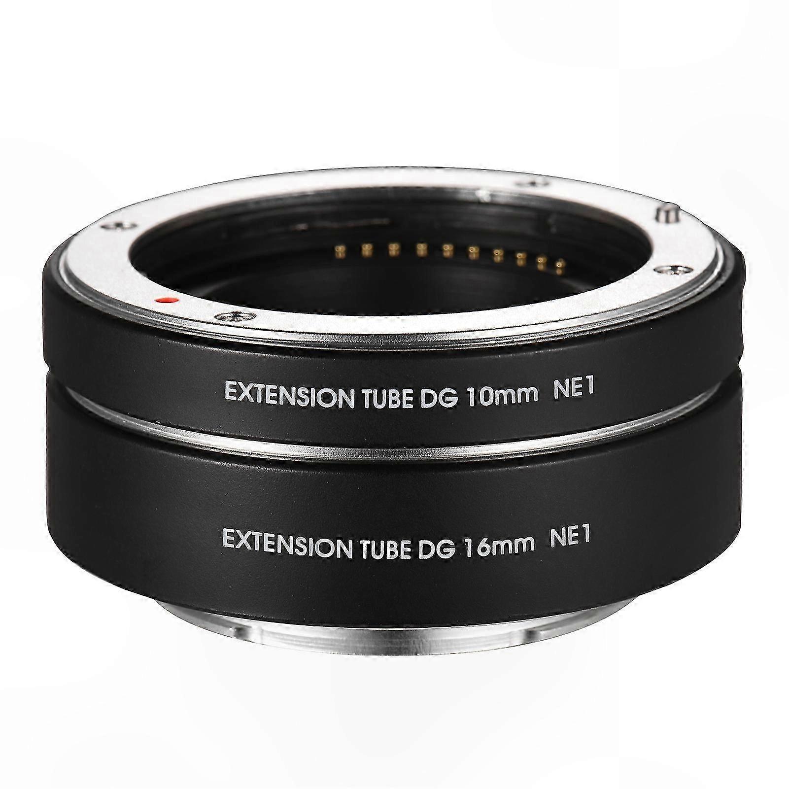 Auto Focus Macro Extension Tube Set, 10mm + 16mm Adjustable Aperture for  A7 A7R A7S NEX-7 NEX-6 NEX-5N Cameras