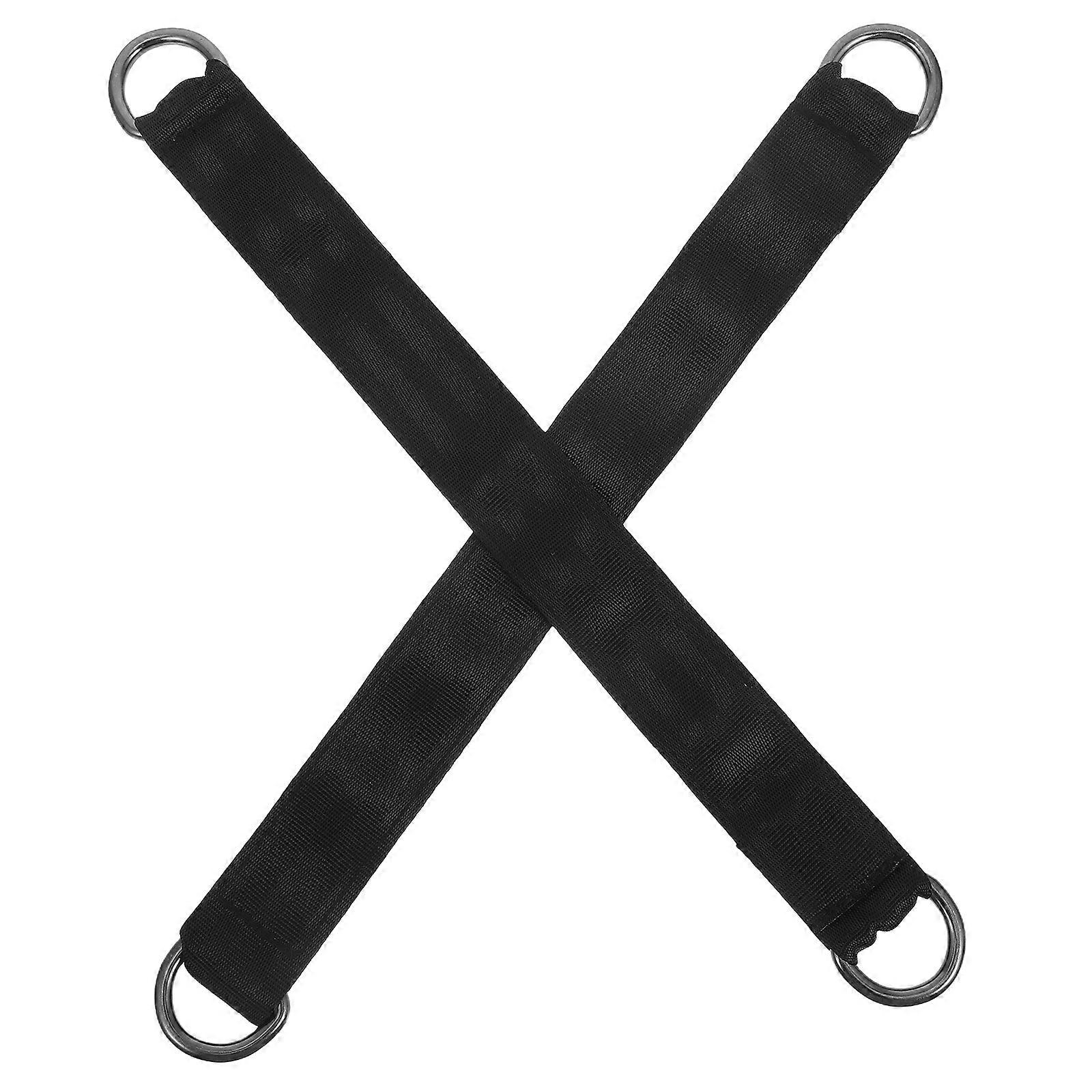 Heavy Duty Tree Swing Hanging Straps Kit for Outdoor Use 6Pcs Black