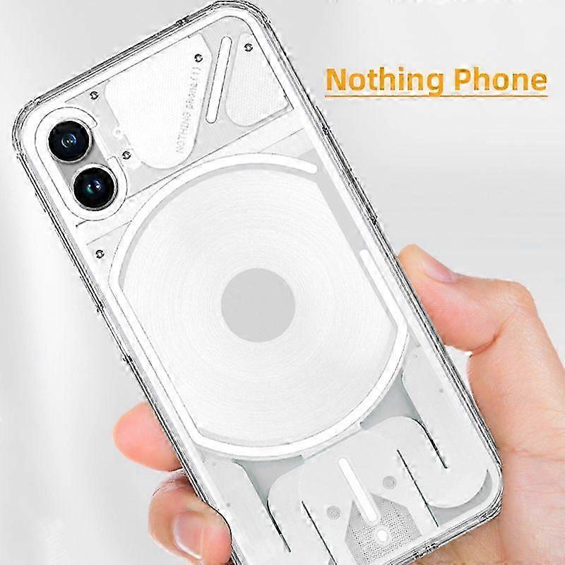 Crystal Clear Case Compatible with Nothing Phone One, Upgraded Anti-Yellow Soft TPU Four Corner Shockproof Cover