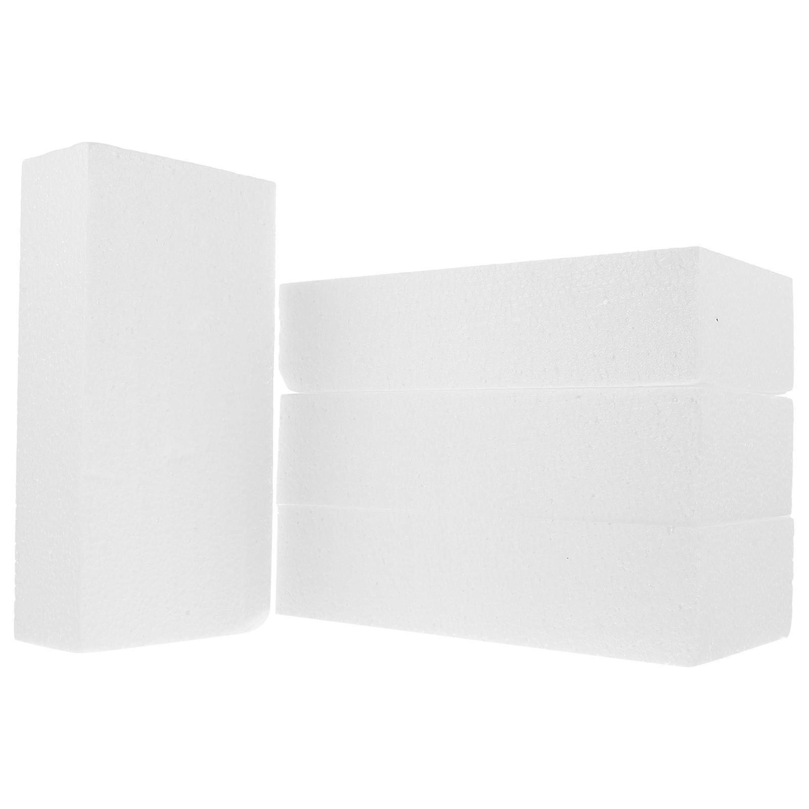 Handmade Foam Block 32 Pcs White Rectangular Craft Supplies Ideal For Display Installation School Projects And Creative Activities