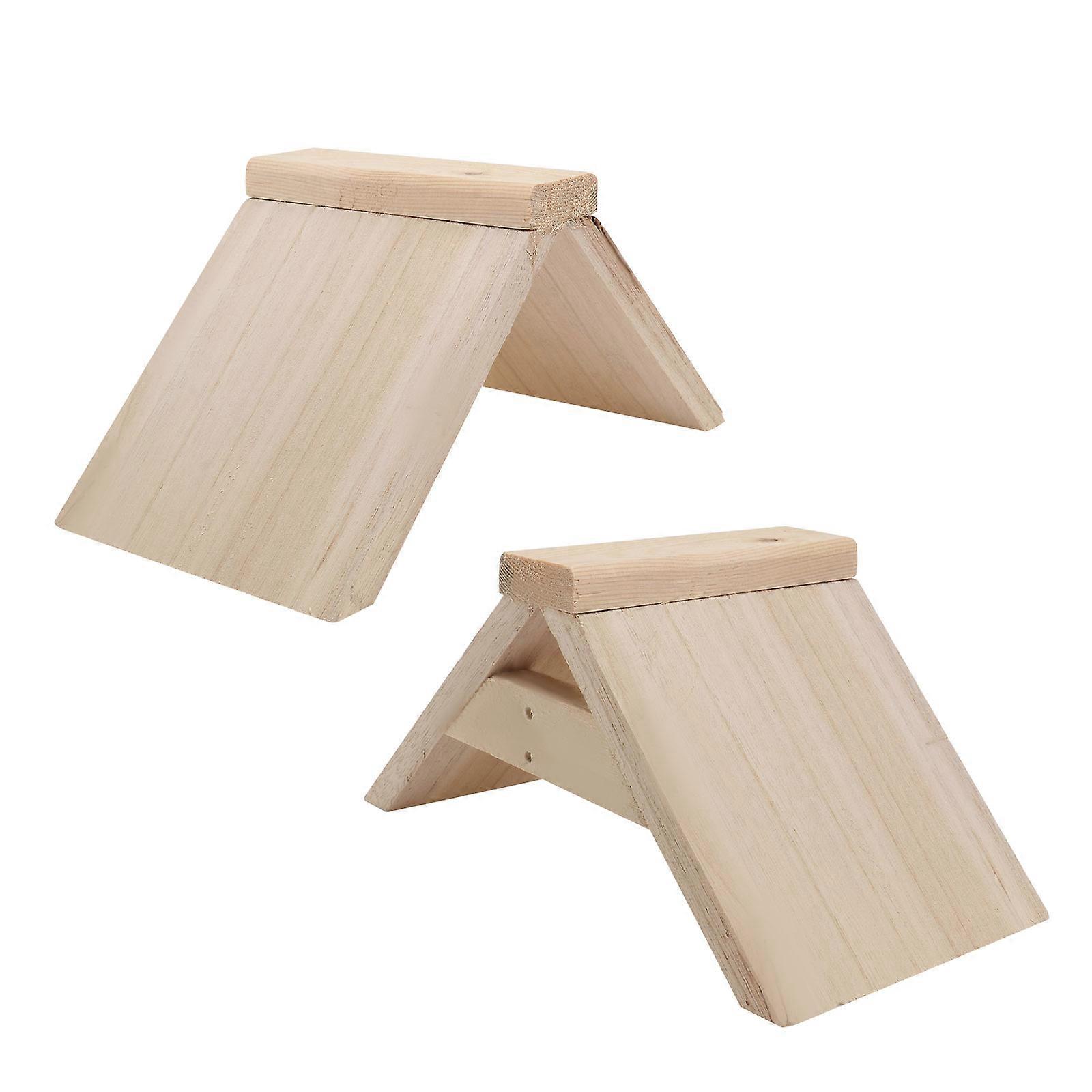 Wooden Pigeon Rest Stand 8 Pcs Rectangular Perch Perfect For Bird Keeping Offering Resting Place 8.65x4.72x4.72in