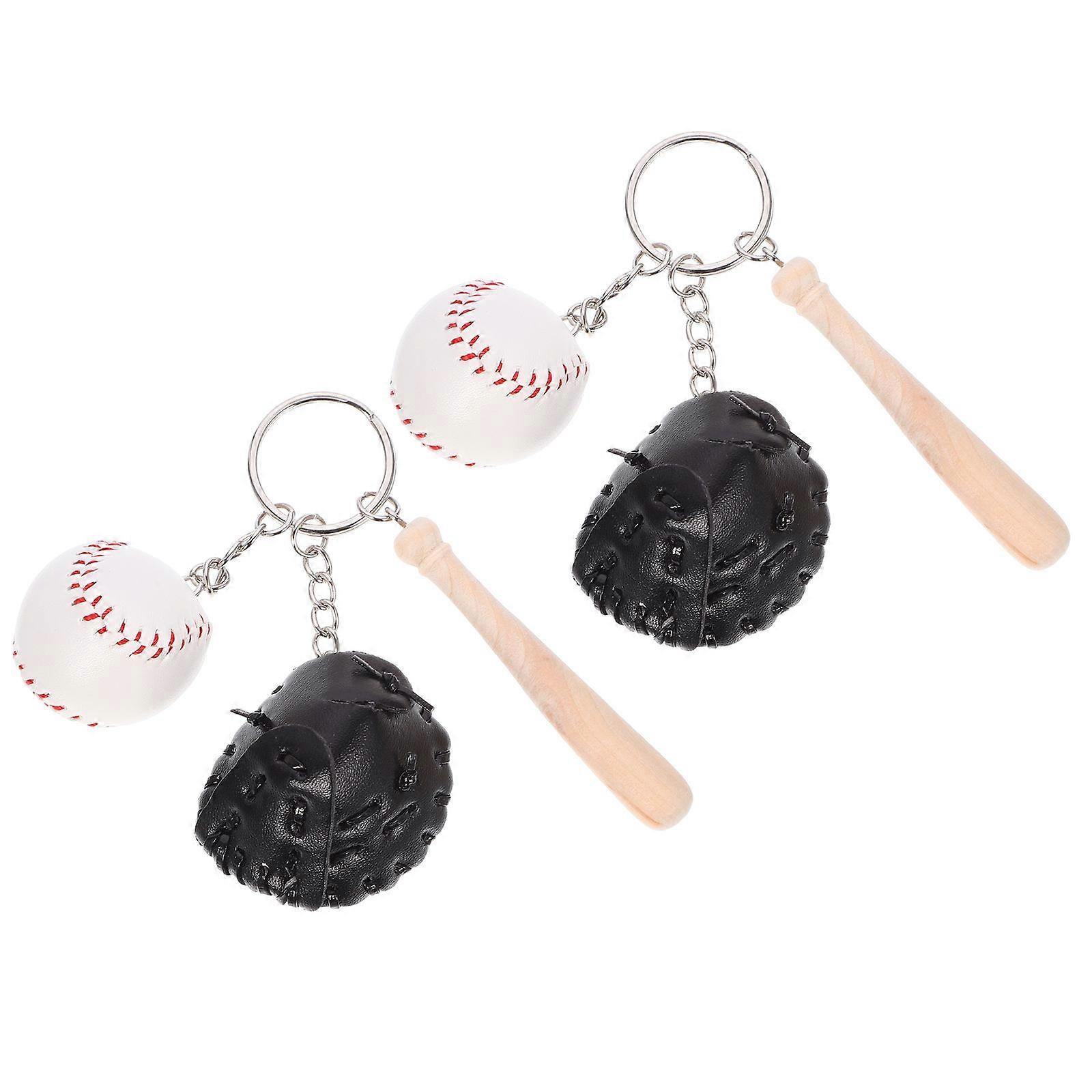 Baseball Keychains 2Pcs Decorative Keychain for Birthday Gifts