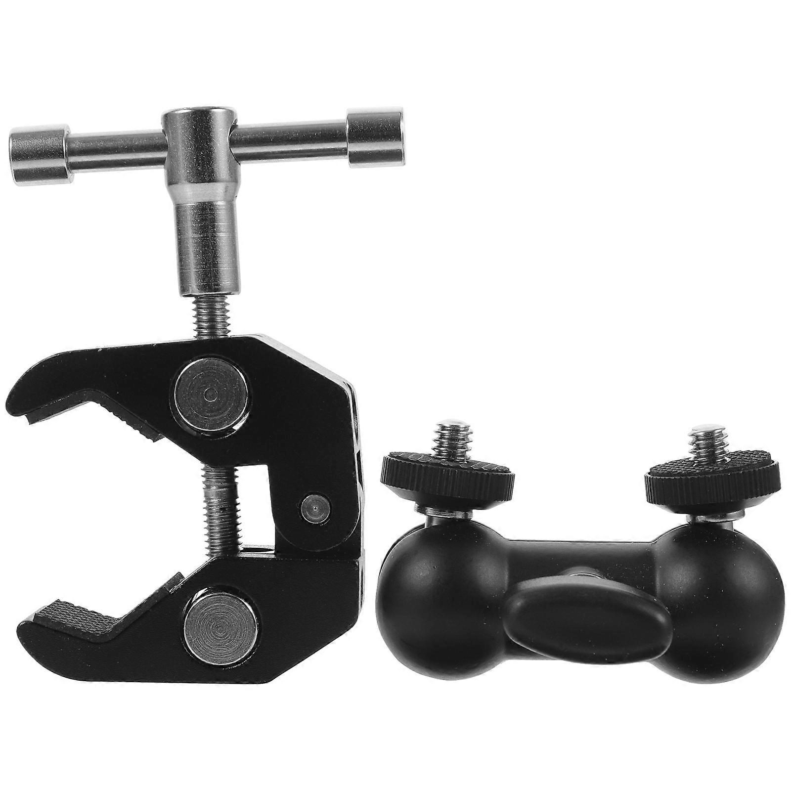 Microphone Holder for Performance with 2Pcs Stainless Steel Crab Clamps