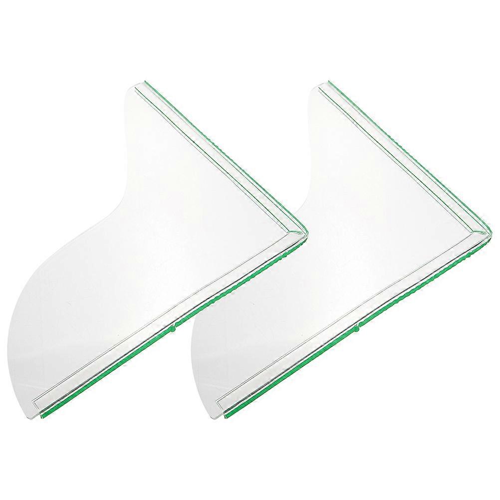 Bathroom Splashing Guard Acrylic Bath Water Splash Protector 5Pairs