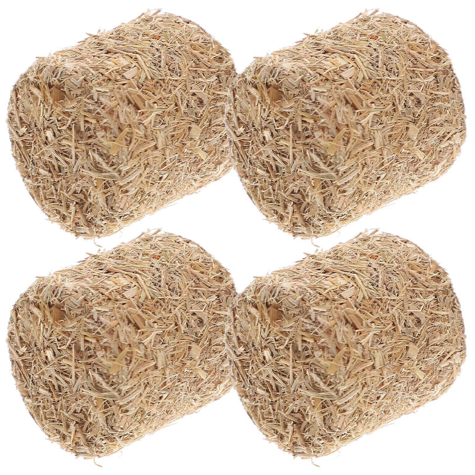 Decorative Haystack Mini Hay Blocks for Rustic Room Decors 20Pcs