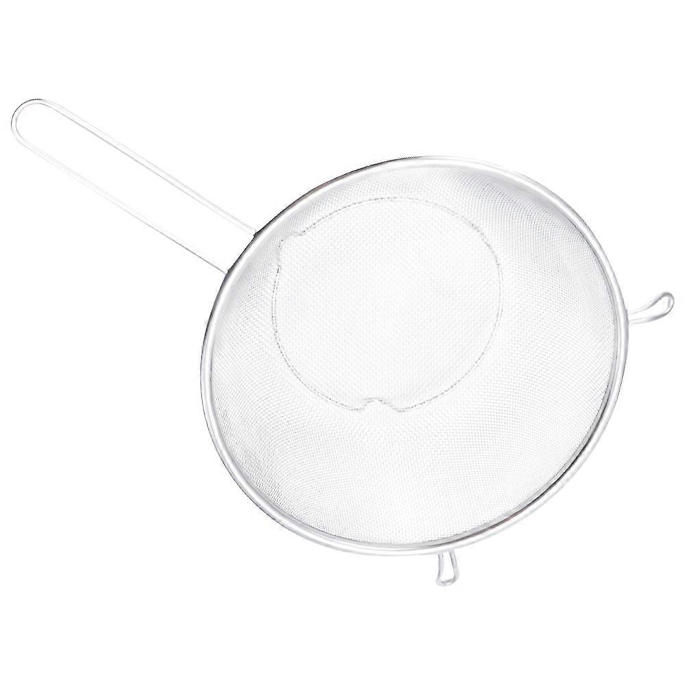 Stainless Steel Mesh Strainer Silver Long-Use for Home Use Kitchen