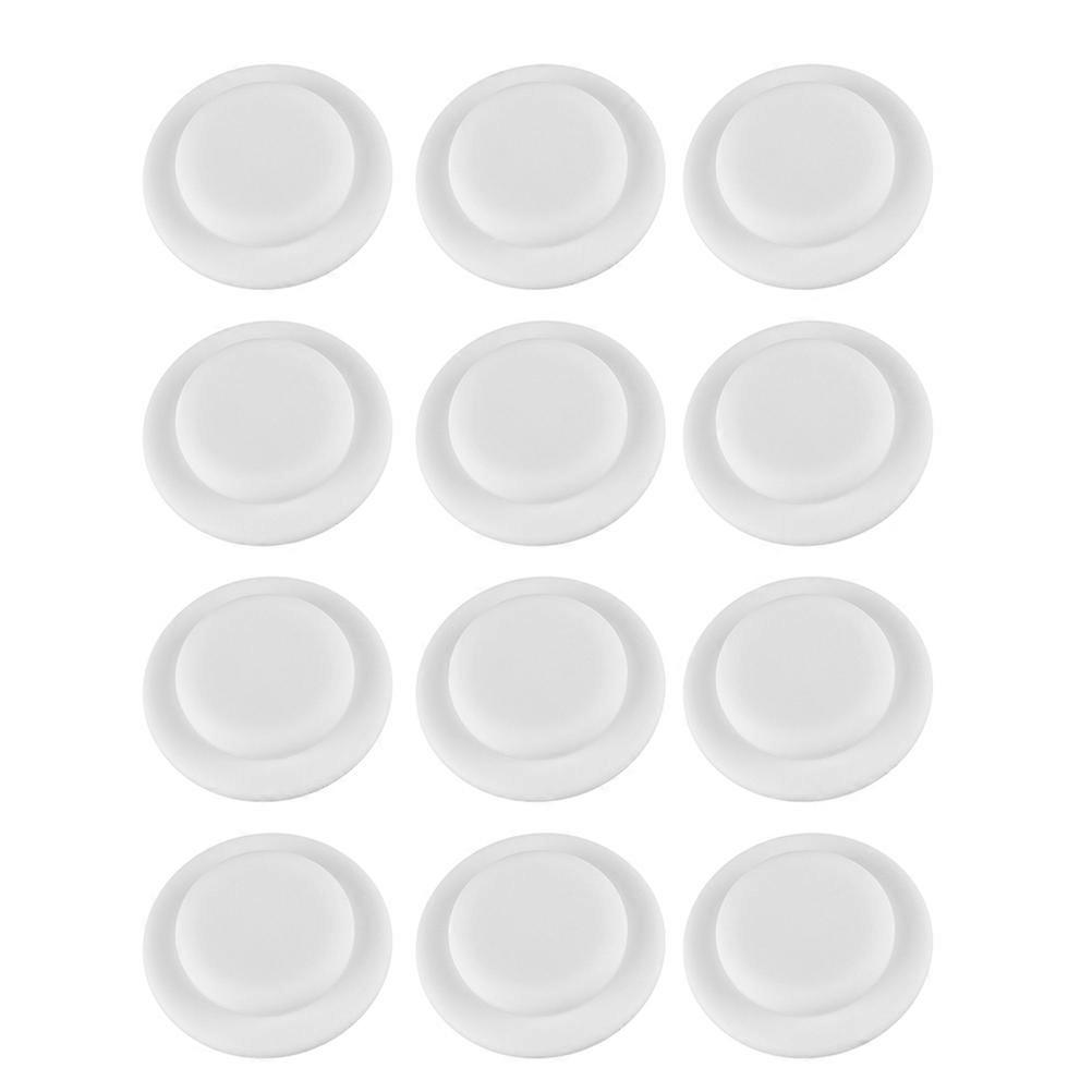 Milk Collection Bottle Gaskets for Sealing Function 15Pcs White Silicone