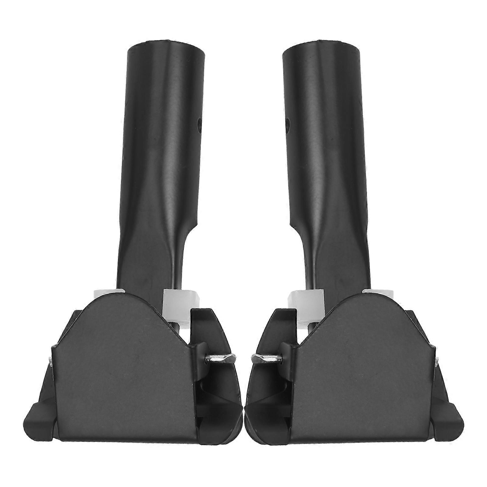 Mop Bar Clamp Metal Mop Rod Adapter for Home Use 10Pcs Set Black