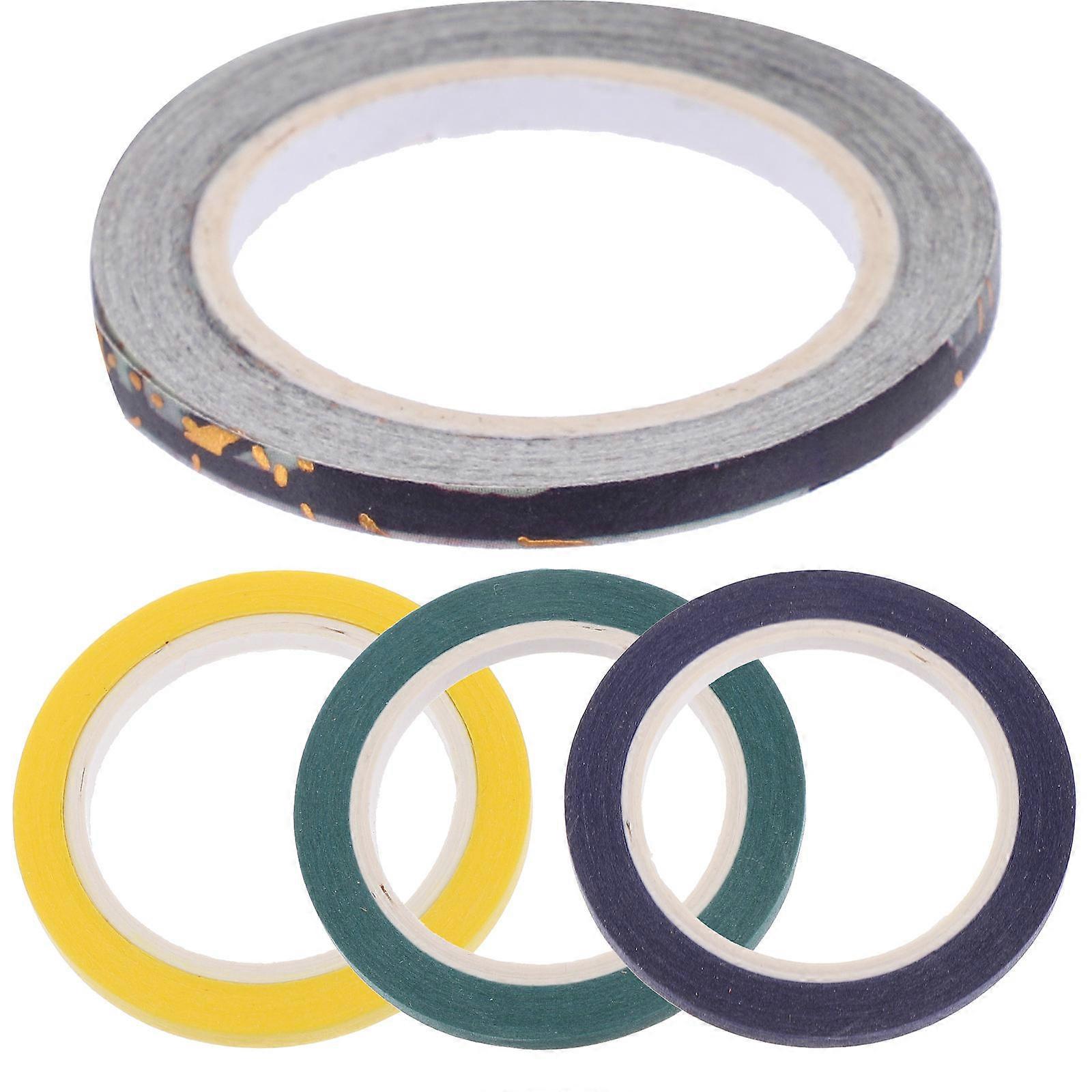 DIY Colored Paper Tape for Decoration Pack of 8 Rolls Scrapbook Tape