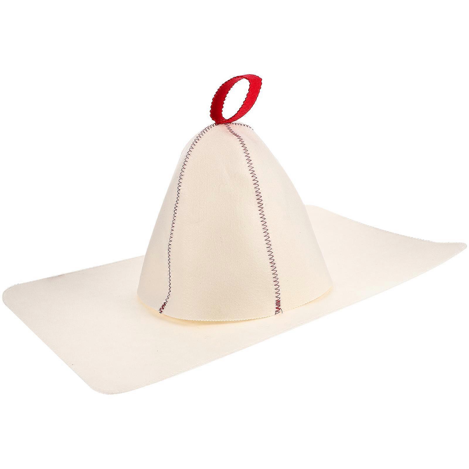 Felt Sauna Cap Protective Bathing Hat Women Sauna Hat 5Sets