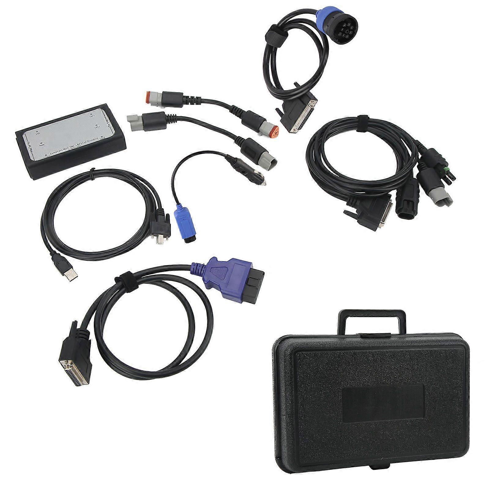 Inline 6 Data Link Adapter Kit Heavy Duty Truck Scanner Diagnostic Tool Replacement for Engine