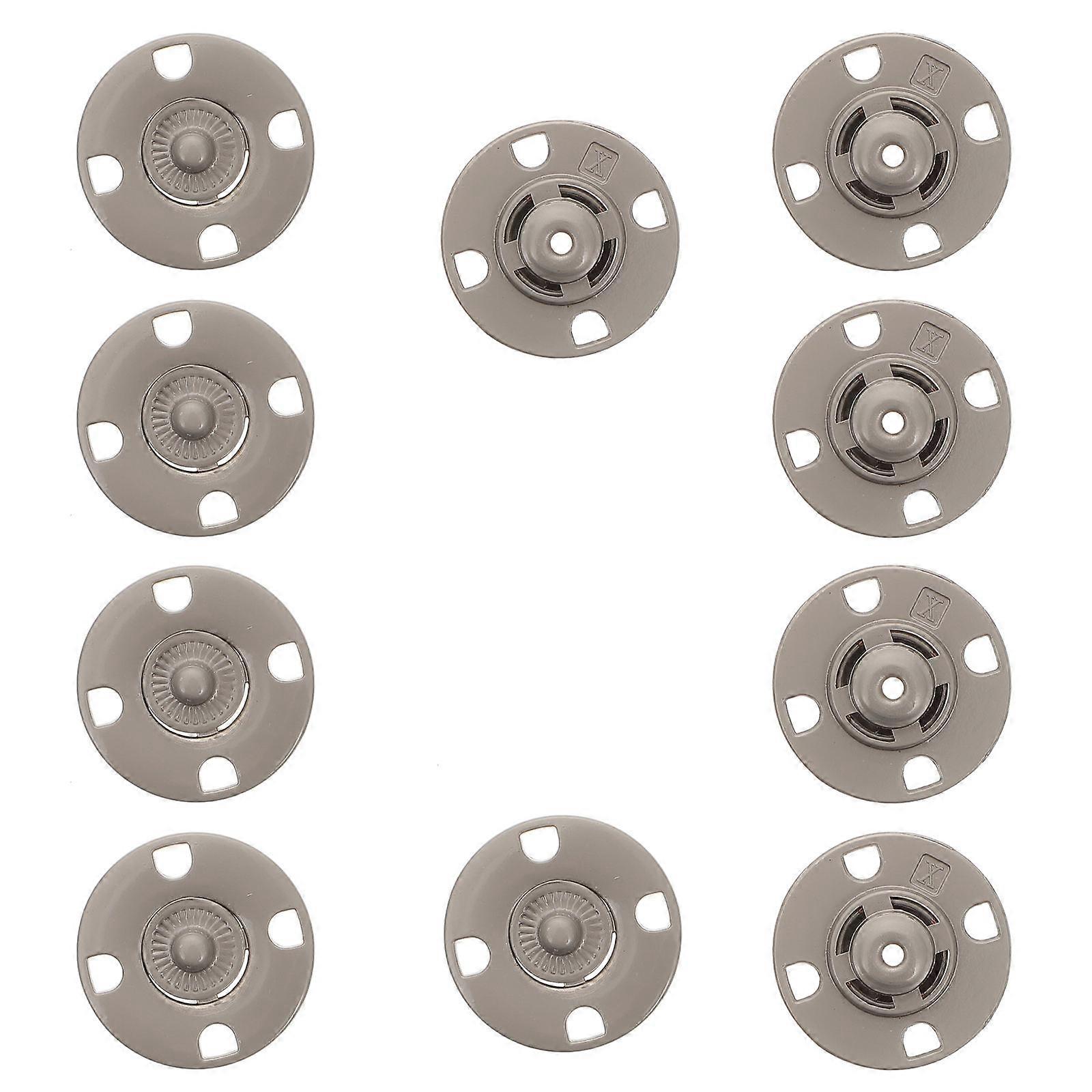 Press Studs Alloy Buttons for DIY Clothes with 20Pcs Fasteners