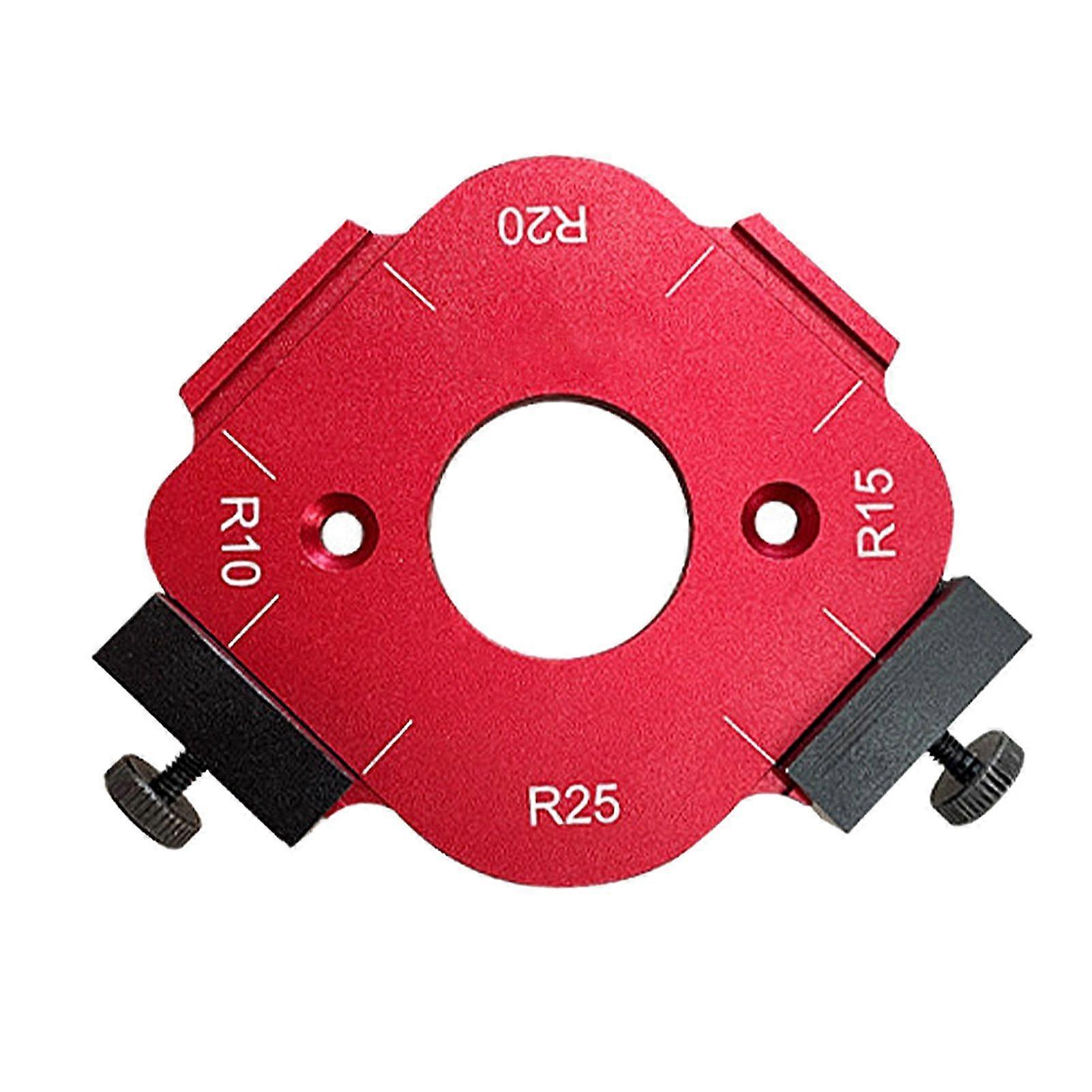 Radius Jig Router Template 4 In 1 R10 R15 R20 R25 Multifunctional Accurate Aluminium Alloy Fast Locator R Angle Template