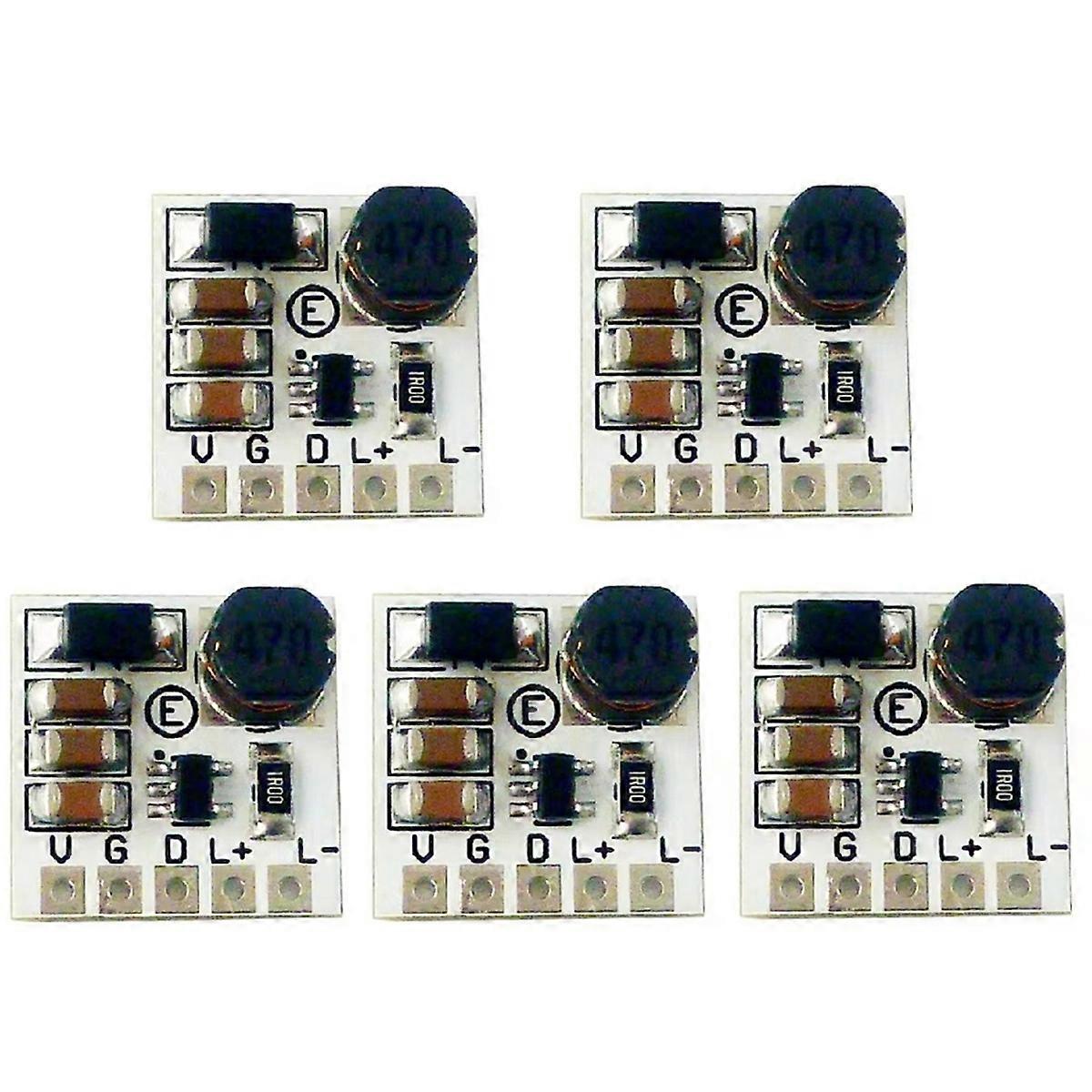 5PCS DC 5-27V 350mA Step-down HB LED Driver Module
5PCS DC 5-27V 350mA Step-down LED Driver Module