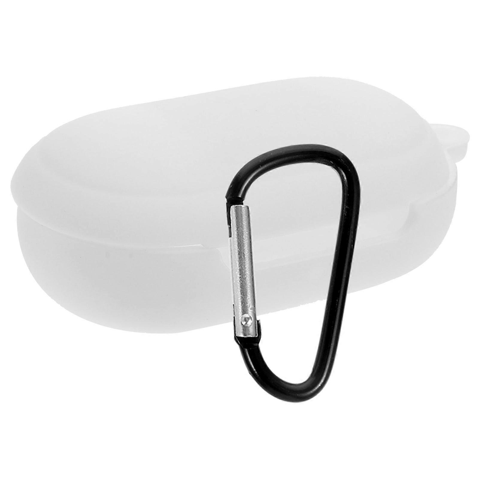 Earphone Protective Cover Silicone for Earphone 2Pcs White Case