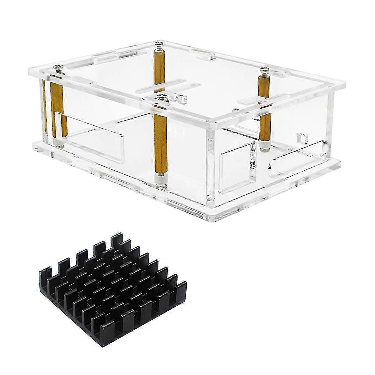 ESP32-P4 Development Board Case with Heat Sink Protective Cover Acrylic Case for ESP32-P4 Development Board with Heat Sink Protective Case for ESP32-P