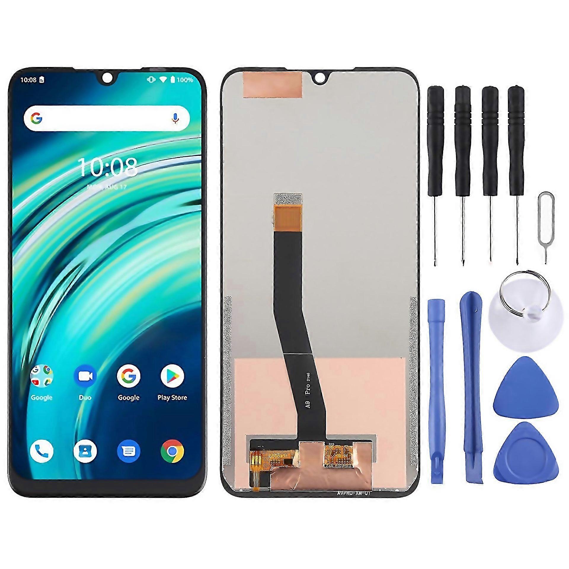 For Lcd Screen And Digitizer Full Assembly For Umidigi A9 Problack
