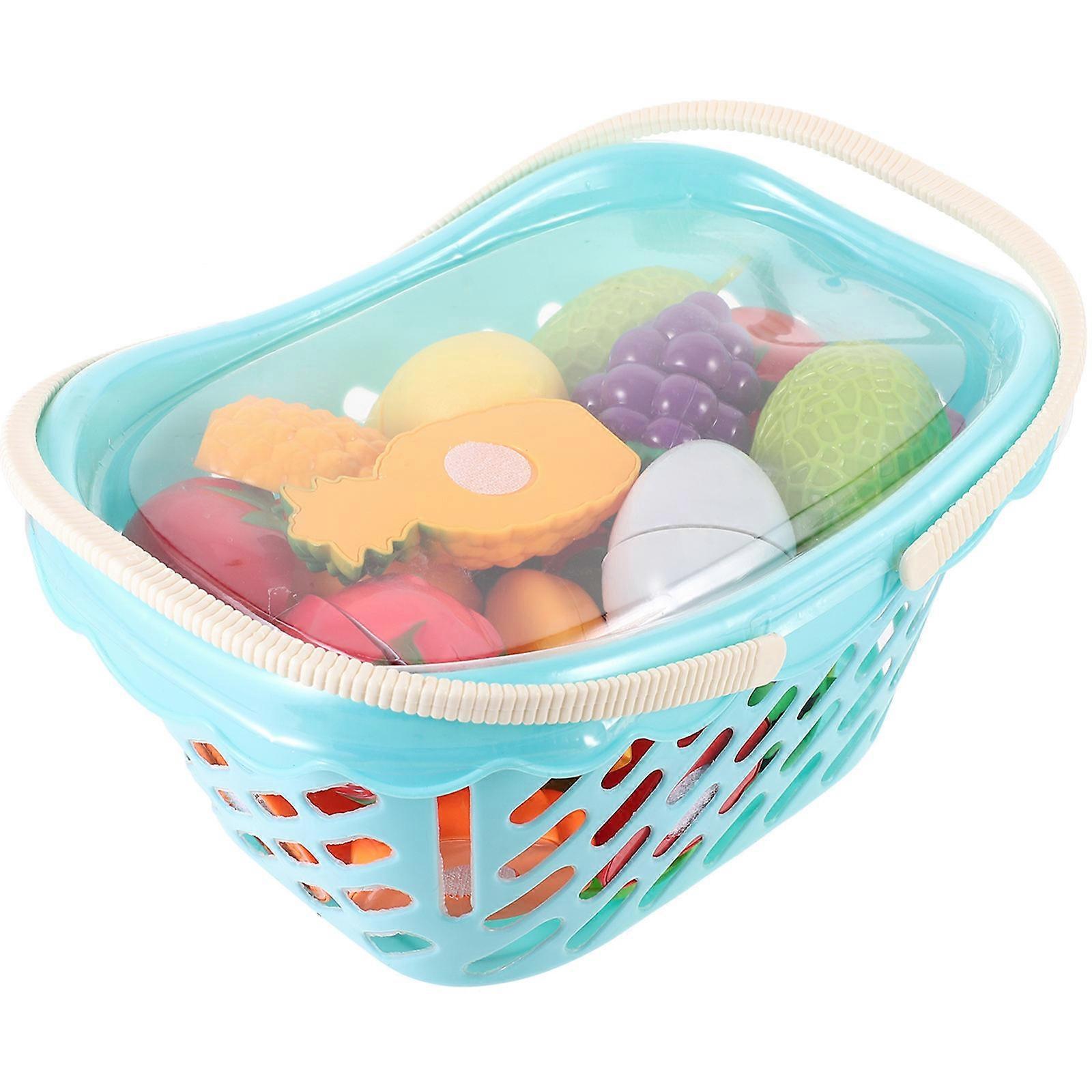 Simulated Kitchen Toy Set for Playing 1Set Fruit Vegetable Playthings