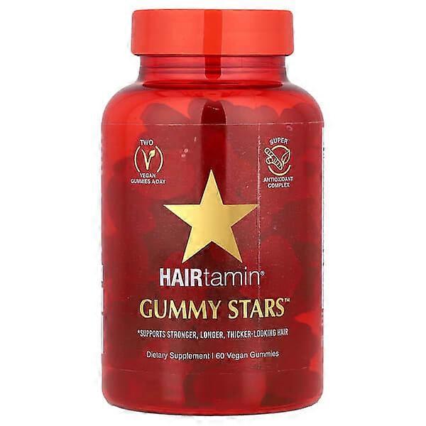 HAIRtamin, Gummy StarsÃÂÃÂ¢ÃÂÃÂÃÂÃÂ¢, Superfruit Medley, 60 Vegan Gummies