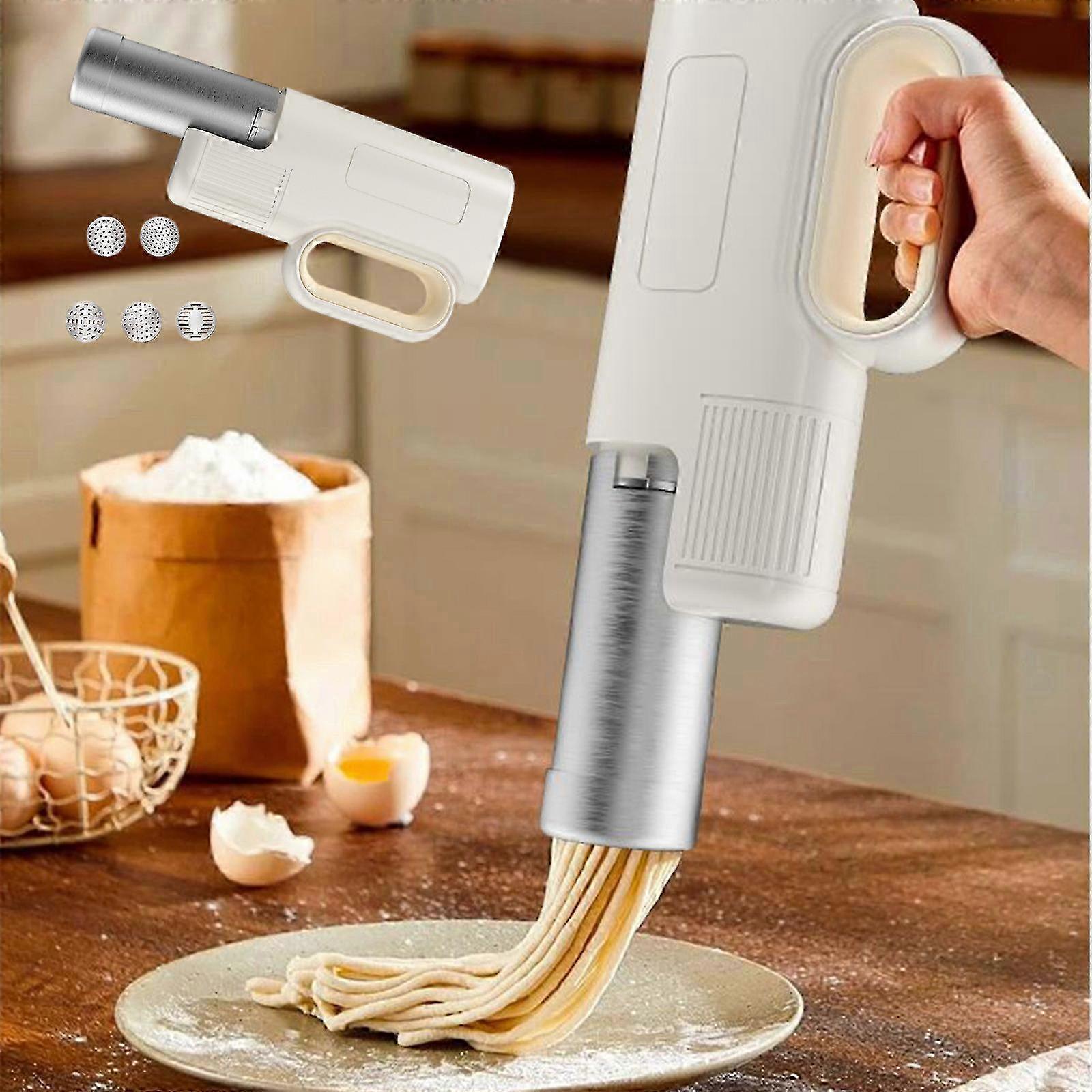 25-26 Household Pasta Maker Machine Home Automatic Charging Handheld Small Press Wireless Multi-function Dough Press Machine
