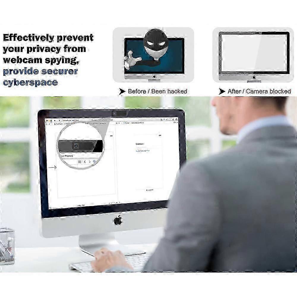 Ultra Thin Design Security Slider For Privacy Protection, Camera Cover With Strong Adhesive And Easy Installation, Stylish Appearance For Computer, 20