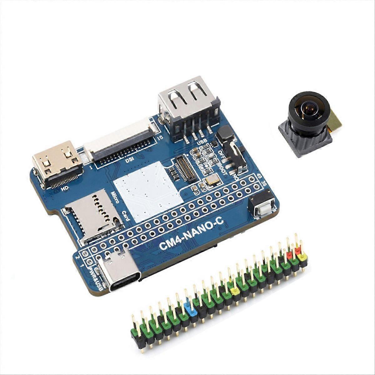 Για Raspberry Pi CM4 NANO C πλακέτα επέκτασης 8MP 160°Cam 30fps 40PIN